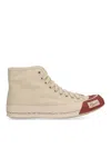 Visvim Skagway High Top Sneakers Rubber Sole In Neutral