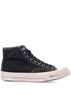 Visvim Skagway Canvas High-top Sneakers In Black