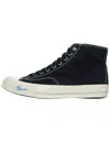 Visvim High-top Sneakers With Contrast Stitching And Signature Logo In Black