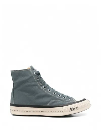 Visvim Skagway Hi Sneakers In Gold