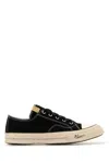 Visvim Skagway Lo Leather-trimmed Canvas Sneakers