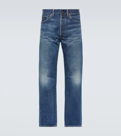 Visvim Social Sculpture 00 Straight Jeans In Blue