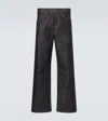 Visvim Men S Social Sculpture 01 Wide Raw Denim Pants Indigo In Blue