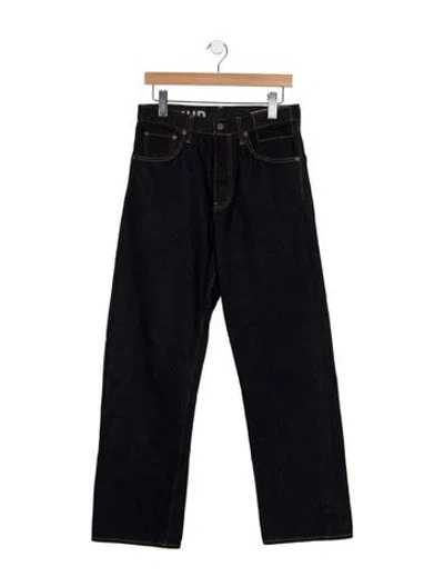 Pre-owned Visvim Social Sculpture 01.3mud Straight-leg Jeans In Blue