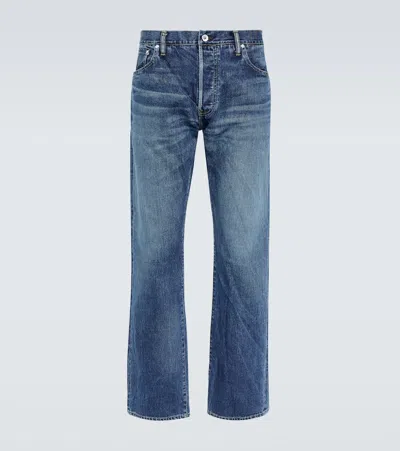 Visvim Social Sculpture 11 Straight Jeans In Blue