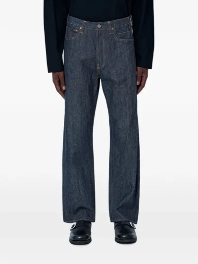 Visvim Social Sculpture Five-pocket Straight-leg Jeans In Blue