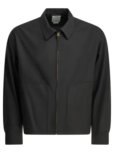 Visvim Somer Swing Black Silk Wool Overshirt Jacket