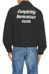 Visvim Somer Swing Bomber Jacket In Black