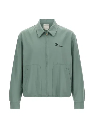 Visvim Somer Swing Graphic-print Jacket In Green