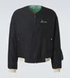 Visvim Souvenir Reversible Bomber Jacket In Black
