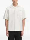 Visvim 키시 Sp 포켓 자수 셔츠 In White