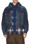 Visvim Ss 101x Jacket In Blue