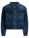 Visvim Social Sculpture Selvedge Denim Jacket In Blue