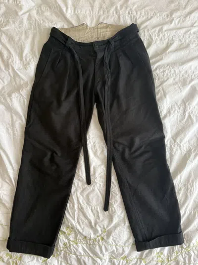 Pre-owned Visvim Ss17 Hakama Pants In Black