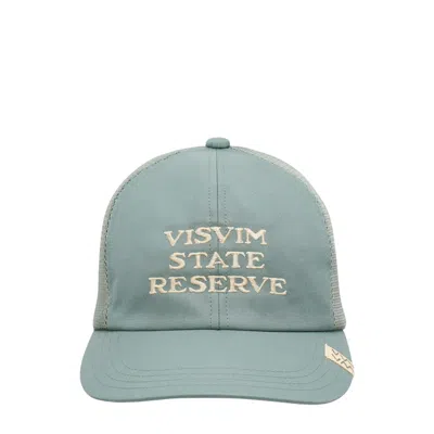 Visvim State Reserve Trucker Cap In Blue