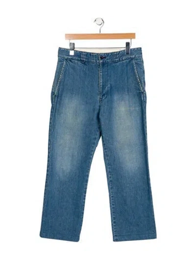 Pre-owned Visvim Straight-leg Jeans In Blue