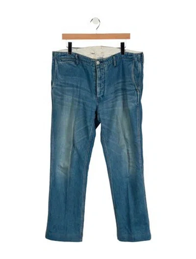 Pre-owned Visvim Straight-leg Jeans In Blue