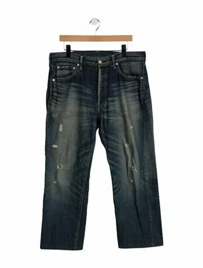 Pre-owned Visvim Straight-leg Jeans In Blue