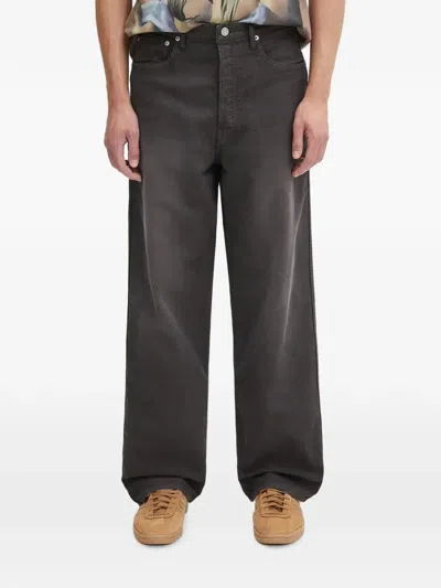 Visvim Straight-leg Trousers In Gray