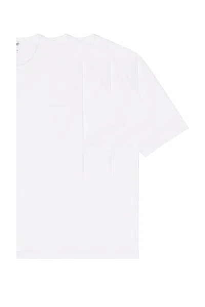 Visvim Sublig Jumbo 3-pack Tee In White