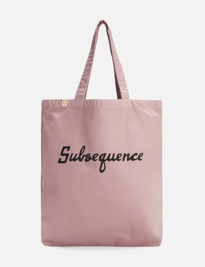 Visvim Subsequence Tote Bag In Pink/粉红色/粉紅色/핑크/ピンク