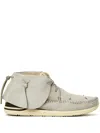 Visvim Suede Ankle Boots In Grey