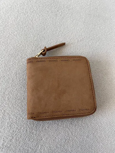 Pre-owned Visvim Suede Bi-fold Wallet In Brown