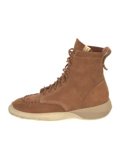 Pre-owned Visvim Suede Boots In Brown