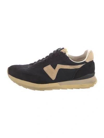 Pre-owned Visvim Suede Colorblock Pattern Athletic Sneakers