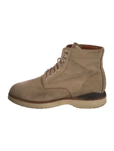 Pre-owned Visvim Suede Lace-up Boots In Brown