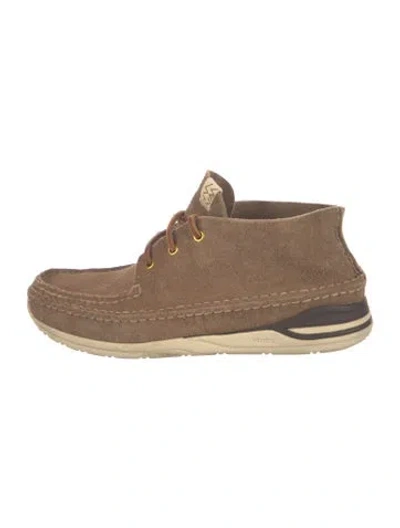 Pre-owned Visvim Suede Moccasins In Brown
