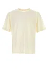 Visvim Short Sleeve Wool T-shirt Chest Pocket In Yellow