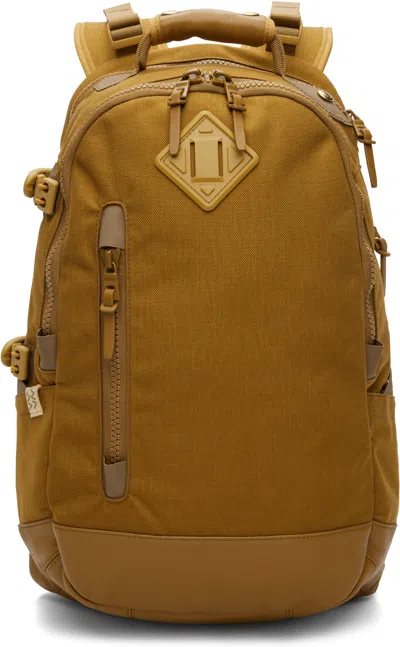 Visvim Tan Cordura 20l Backpack In Yellow