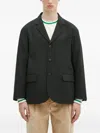 Visvim Three-button Notched-lapel Blazer In Black