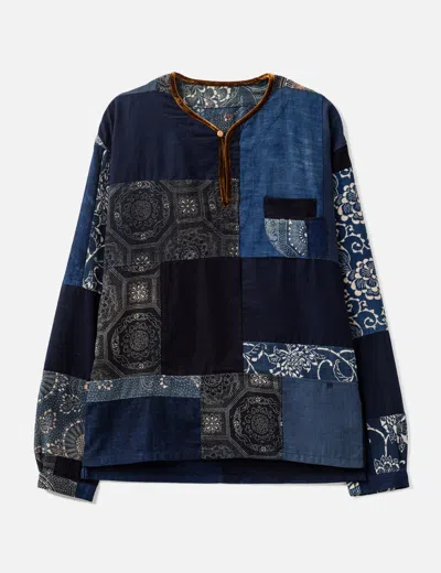 Visvim Tunic P.o. Kofu In Blue