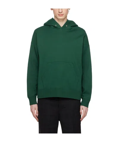 Visvim Ultimate Jumbo Cotton Hoodie In Green