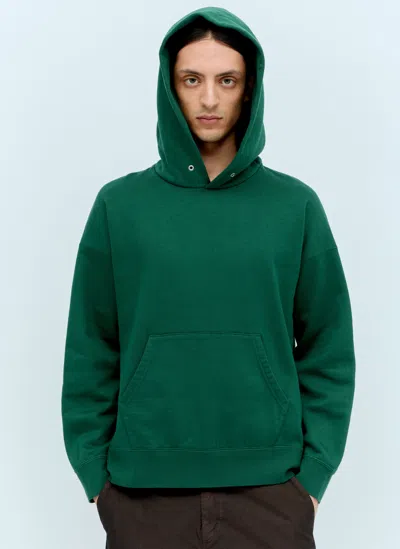 Visvim Ultimate Jumbo Hooded Sweatshirt In Green