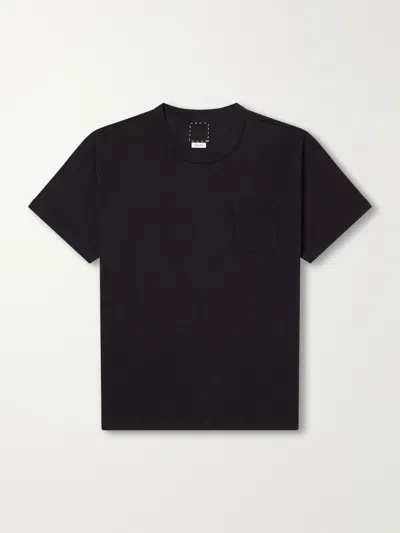 Visvim Ultimate Jumbo Ii Cotton-jersey T-shirt In Black