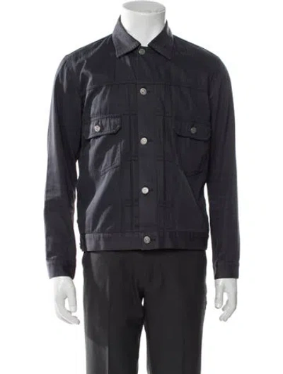 Pre-owned Visvim Utility Jacket In Blue