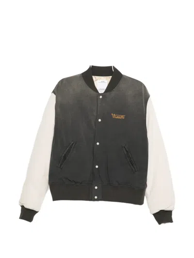 Visvim Varsity Era Down Jacket In Black