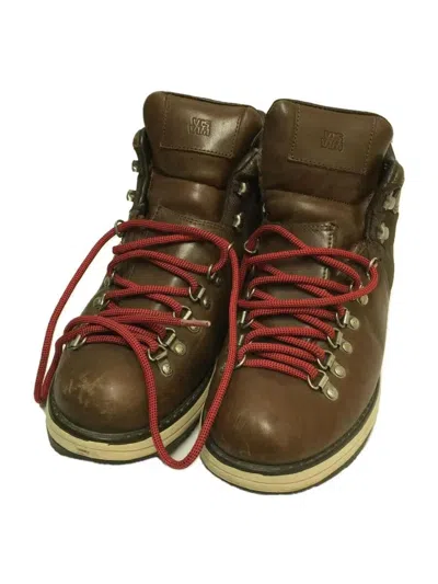 Pre-owned Visvim Veggie Leather Serra Hiking Boots In Brown