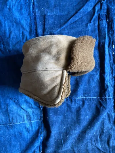 Pre-owned Visvim Veggie Shearling Hat In Brown