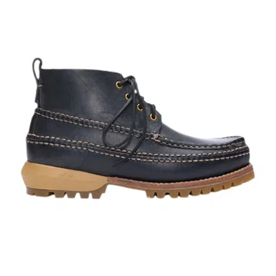 Pre-owned Visvim Kanawa Moc Mid-folk 'black' | Men's Size 10.5