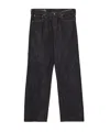 Visvim Waistband Denim Trousers In Black