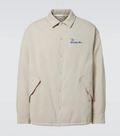 Visvim Westwood Team Wool And Linen Down Jacket In Beige