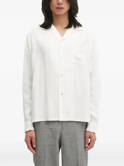 Visvim 키시 포켓 셔츠 In White