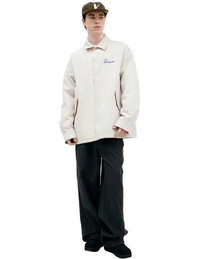 Visvim White Embroidered Jacket