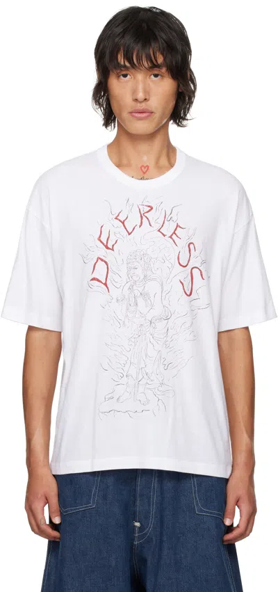 Visvim White Jumbo Peerless Acala T-shirt