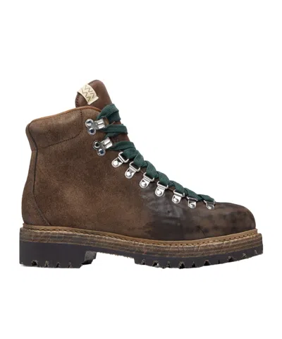 Visvim Whymper Lace-up Ankle Boots In Brown