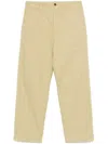 Visvim Wide Leg Chino Trousers Pockets In Neutral